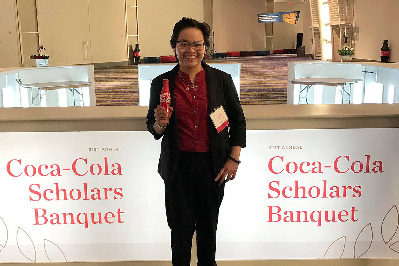 Sophia Gonzalez of ICS was the 151st Coca Cola Scholar at this year’s Scholar’s Banquet in Atlanta, GA. Courtesy photo
