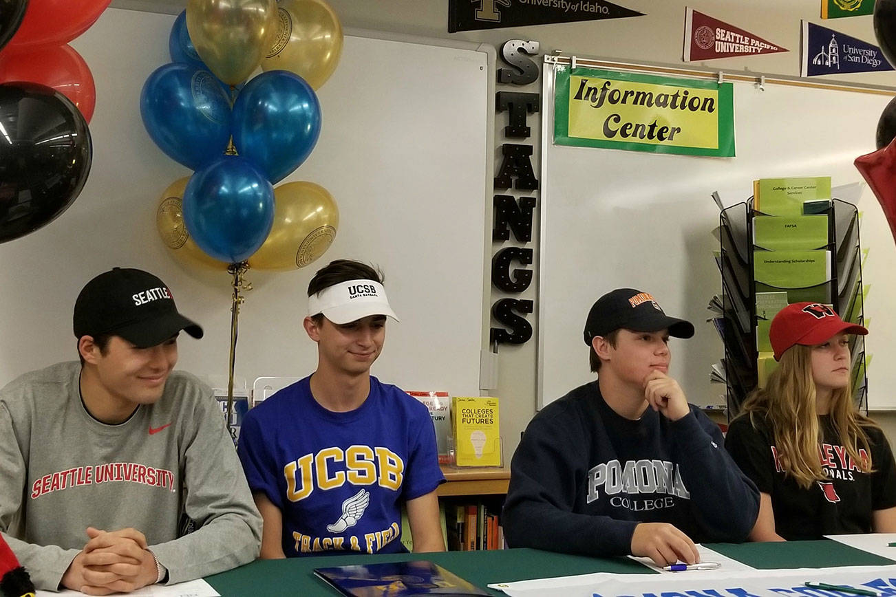 Redmond High athletes are set for college action