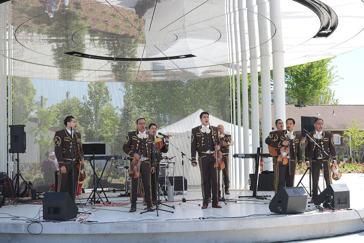 Stephanie Quiroz/staff photos                                 Attendees heard live music including mariachi, kumbia, norteñas, salsa, and more at the first Cinco de Mayo festival on May 5.