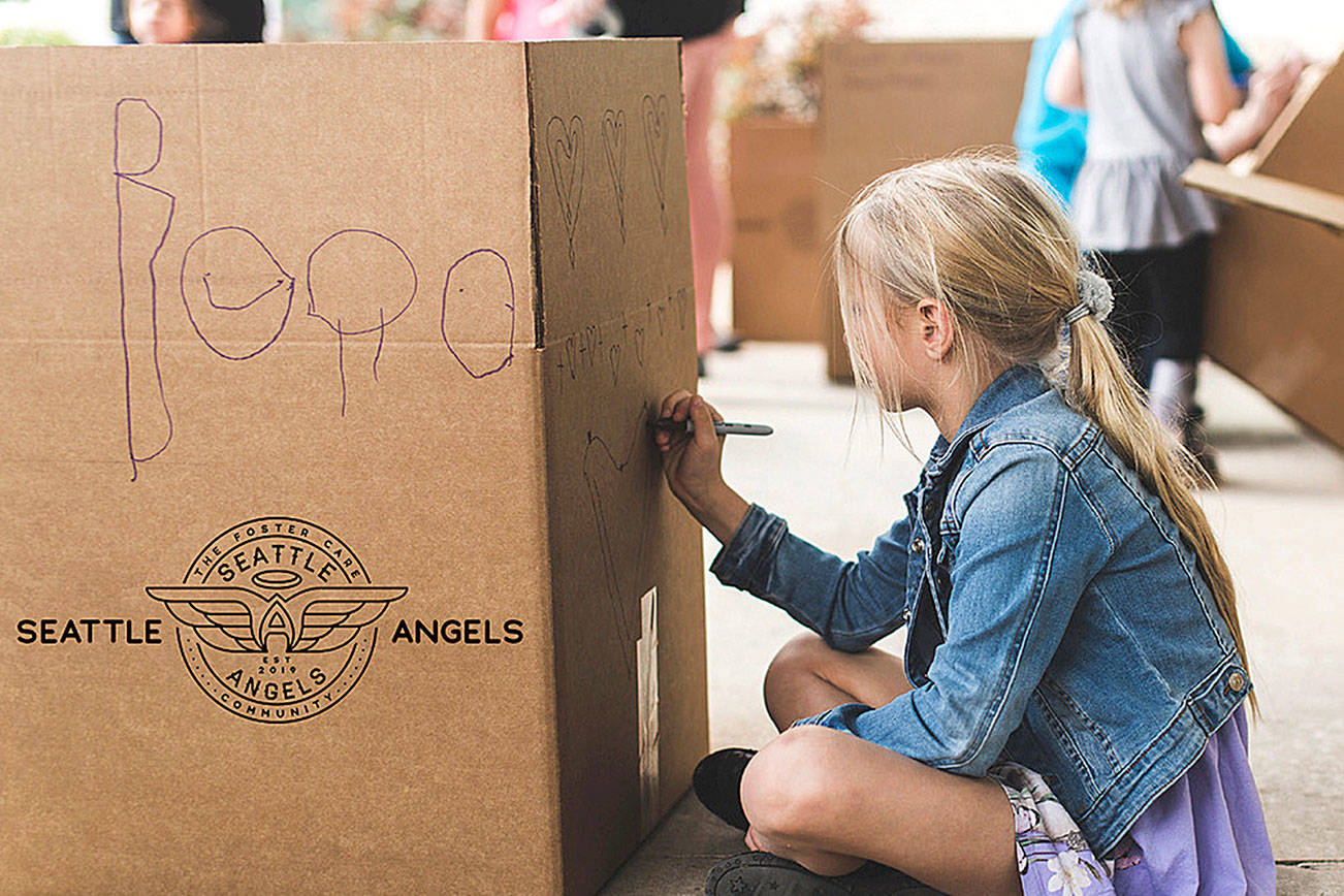 The Love Box program provides foster families with community and holistic support so that they can continue to do the meaningful and important work of being foster parents. Photo courtesy of Seattle Angels