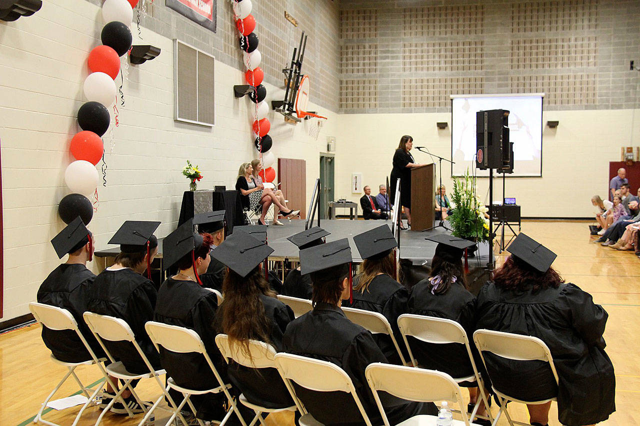 Emerson High School graduated its class of 2019 on June 14 in the Emerson High School gym. Photo courtesy of LWSD