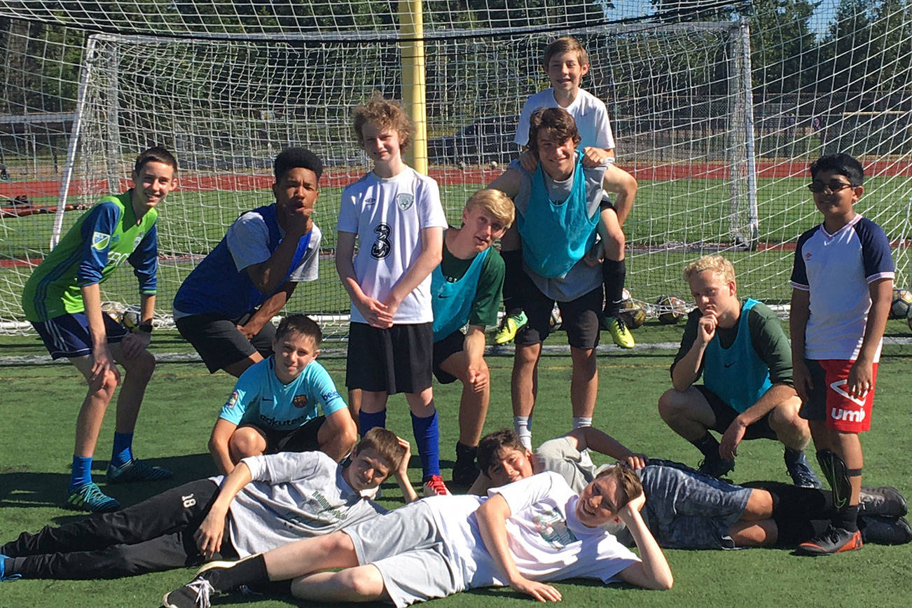 Redmond High boys soccer kicks off camp in July