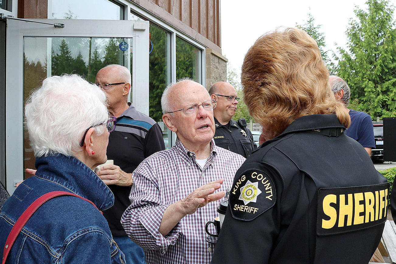Coffee with a Cop and King County Councilmember