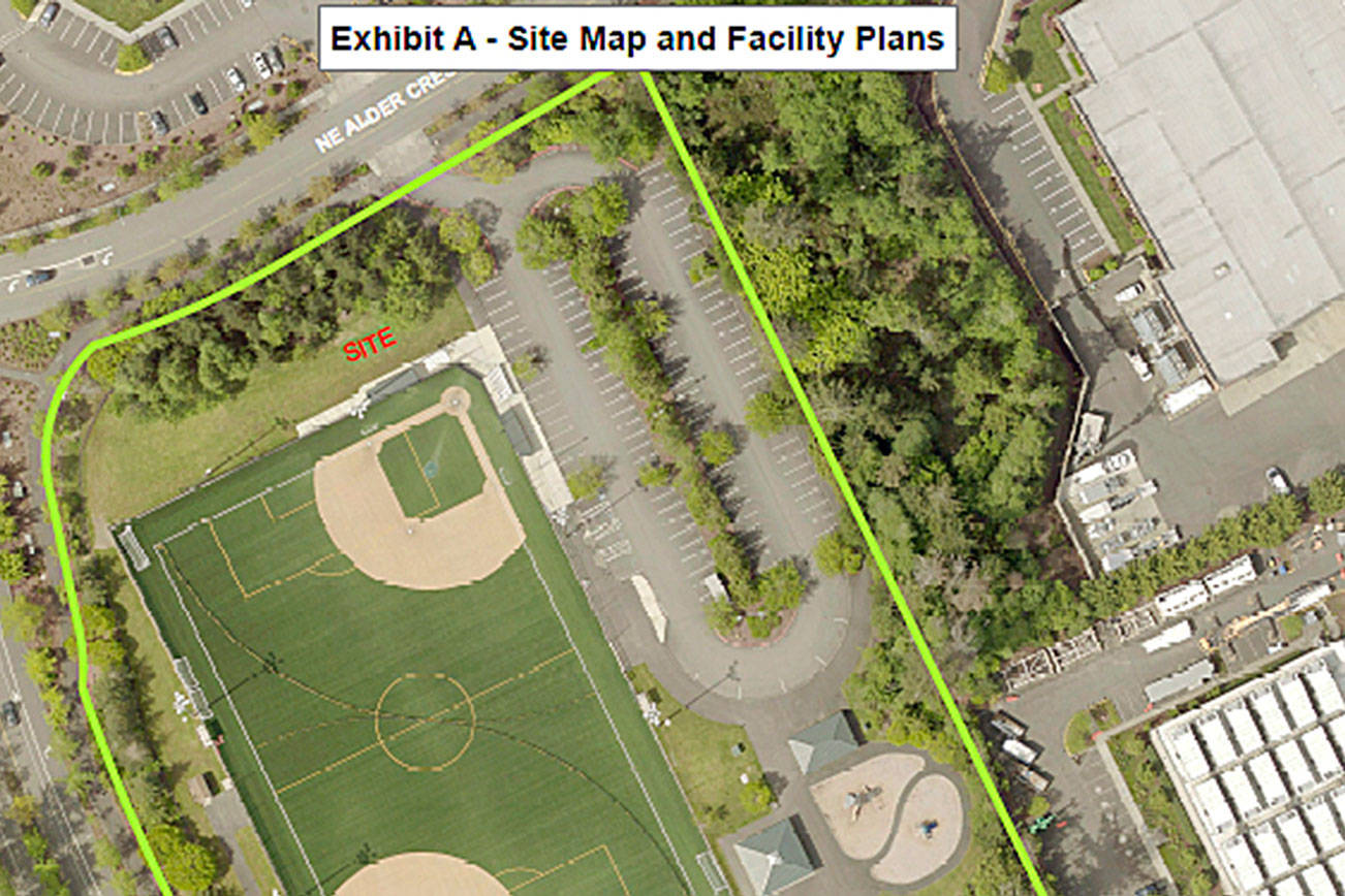 The indoor batting cages will be located at Redmond Ridge Park at 22915 NE Alder Crest Drive. The facility will include 3 lanes for the batting cages. Photo courtesy of King County