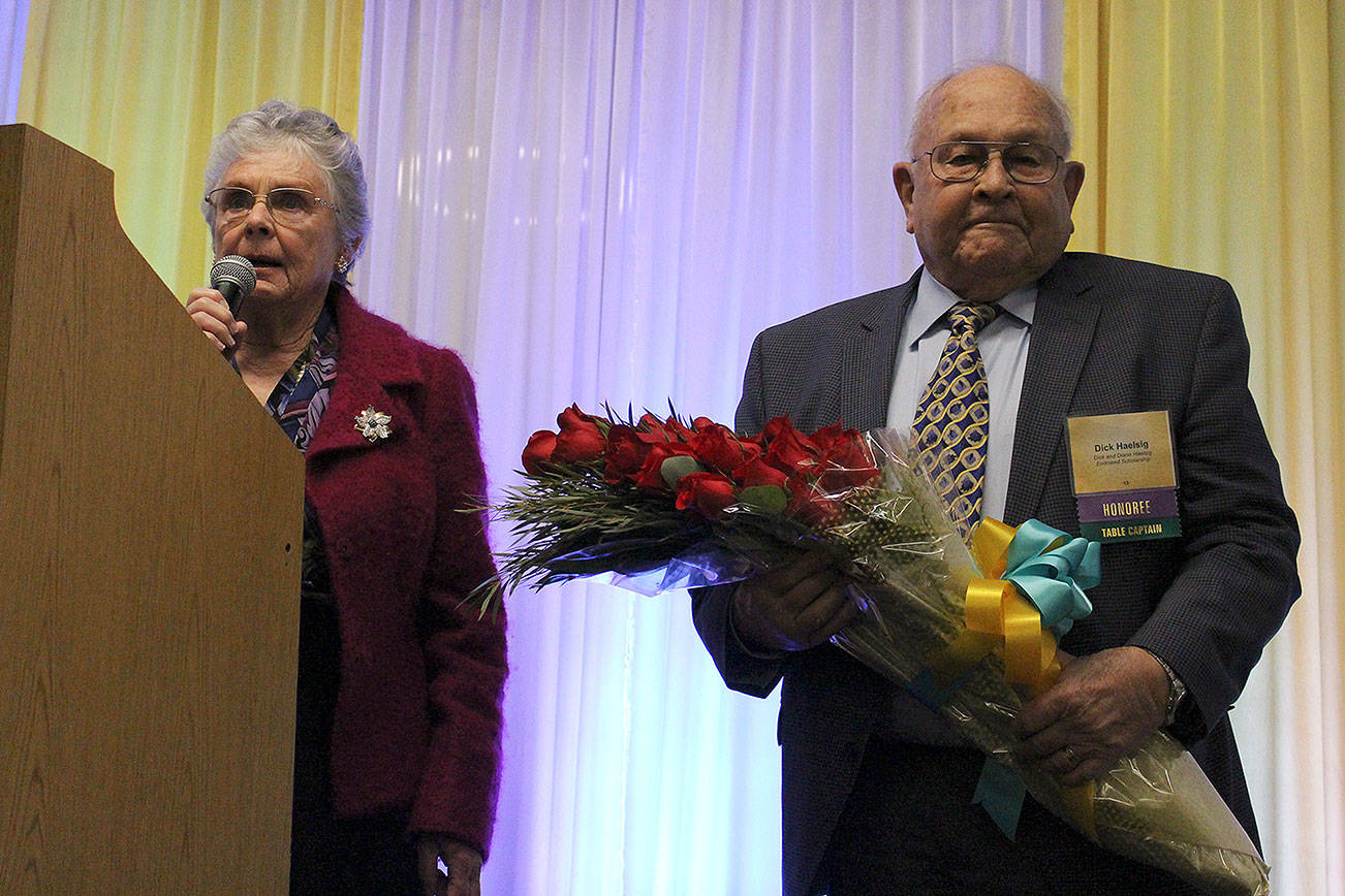 Madison Miller/staff photo                                Dianne and Dick Haelsig were honored as donors at the LWTech’s Bright Futures Benefit Breakfast on Oct. 29.
