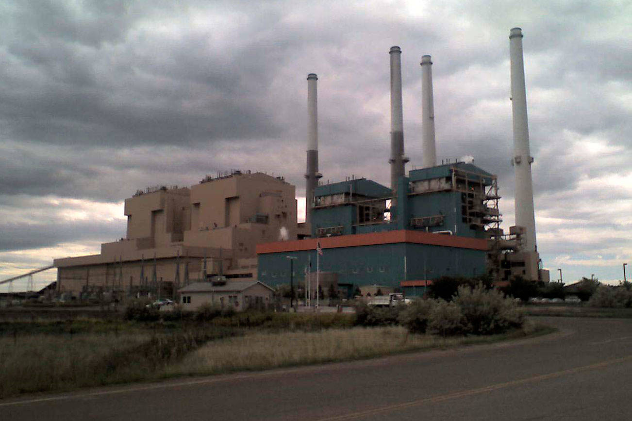 The Colstrip Power Plant in Montana. Puget Sound Energy owns 25 percent of the remaining two units. File photo