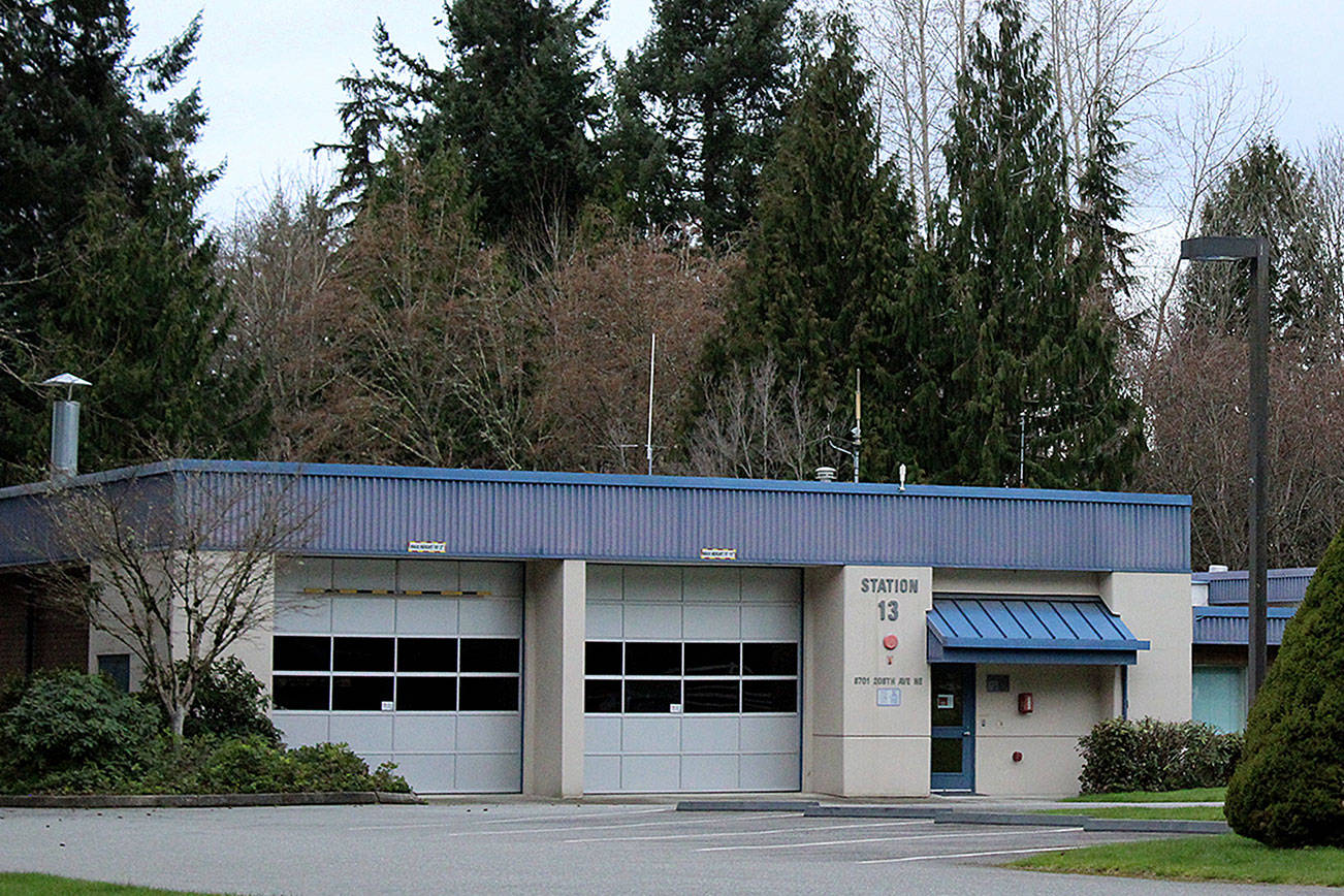 Station 13 of the Redmond Fire District. The station is set to be open and back to normal operations on the morning of March 14. Jake Berg/staff photo