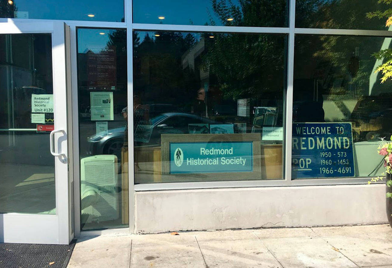 Exterior of the Redmond Historical Society office. File photo