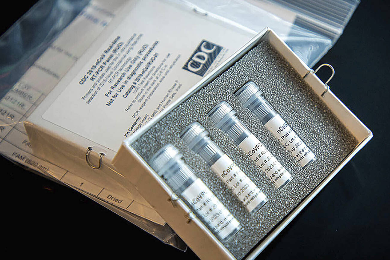 This undated file photo provided by U.S. Centers for Disease Control and Prevention shows CDC’s laboratory test kit for the new coronavirus. Courtesy photo