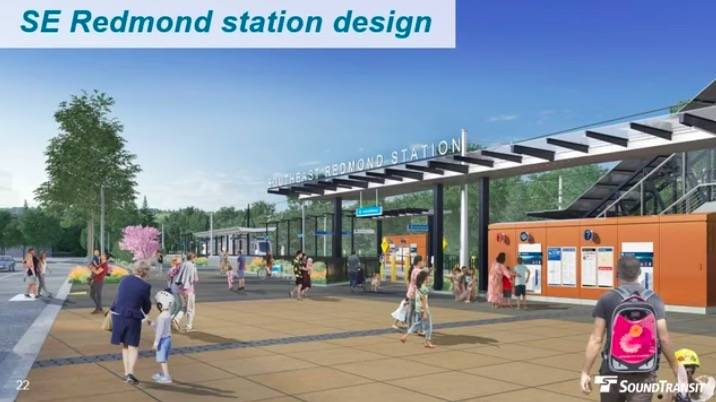 Marymoor Park Redmond link station design. Courtesy of Sound Transit.