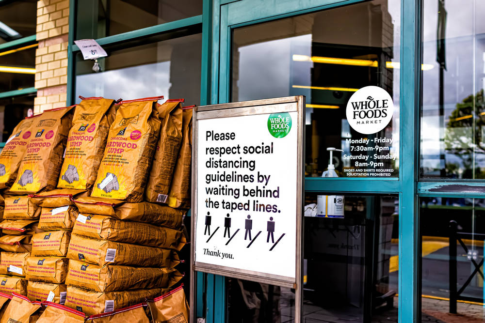 Whole Foods grocery store entrance (Shutterstock)