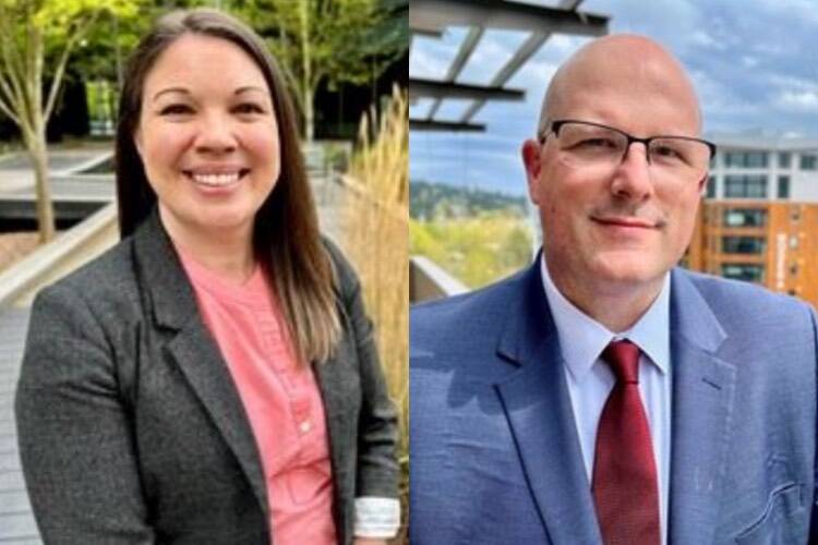 From left to right: Loreen Hamilton, City of Redmond Parks and Recreation Director and Aaron Bert, City of Redmond Public Works Director (Courtesy of City of Redmond)
