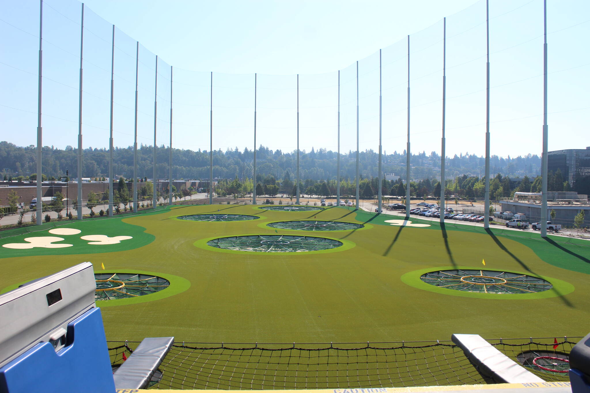 Unlike a driving range, Topgolf is for perfecting skills in accuracy and also fun. Photo by Bailey Jo Josie/Sound Publishing