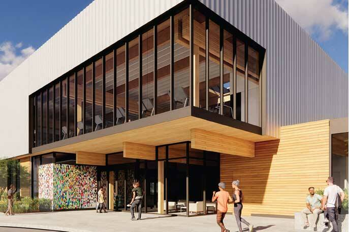Design rendering of the future Redmond Senior & Community Center (Screenshot from City of Redmond website)