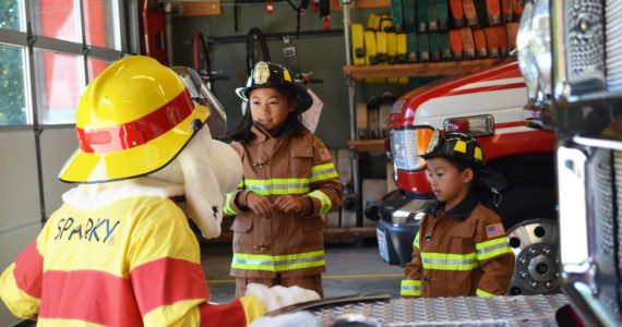 A previous Redmond Fire Prevention Week open house. Courtesy of the city of Redmond.