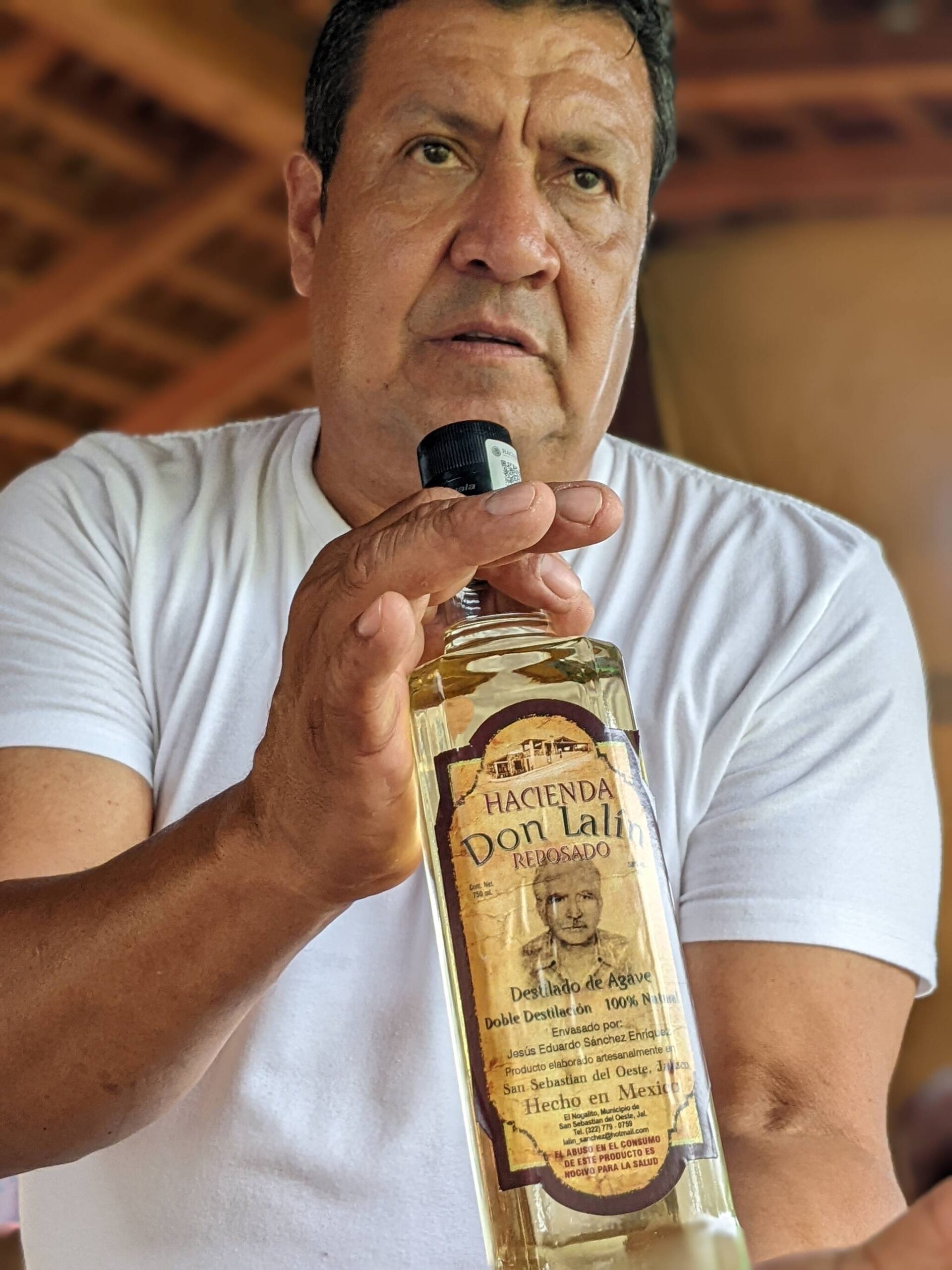 Jesus Edwardo Sanchez makes mezcal and tequila. Courtesy photo
