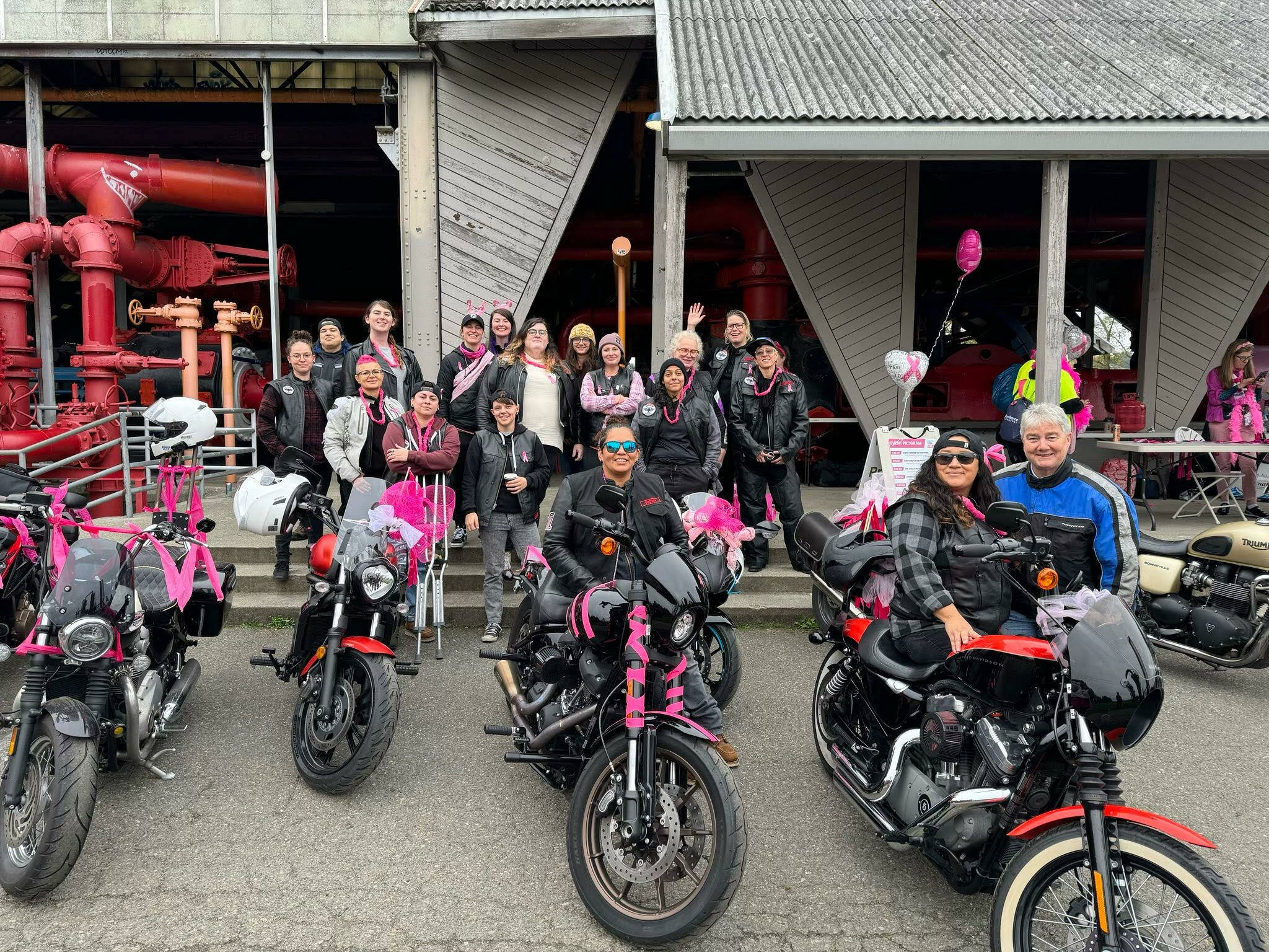 The Seattle Dykes on Bikes at the 2023 Making Strides of Seattle breast cancer walk. Courtesy photo.