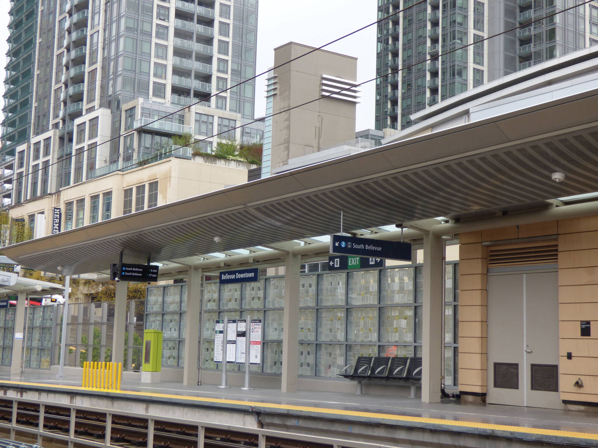 Downtown Bellevue Station. (Cameron Sires/Sound Publishing)