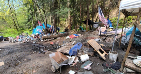 File photo
Homeless encampment at the Green River.