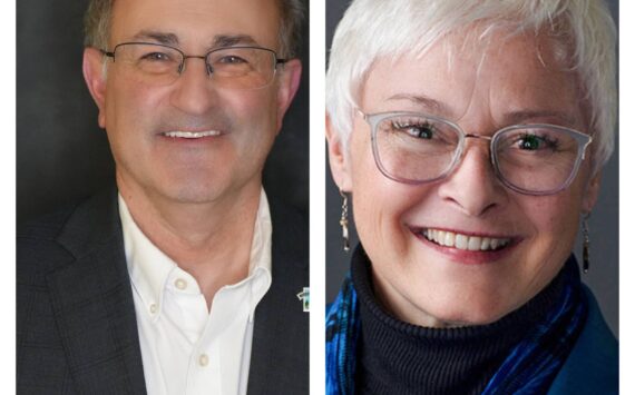 Pictured left to right: Rob Wotton and Sarah Perry.