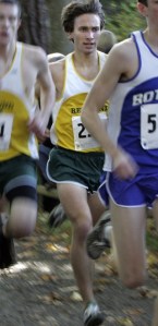 Redmond’s Aiden Irish won last Thursday’s 4A Kingco championship meet in 15 minutes