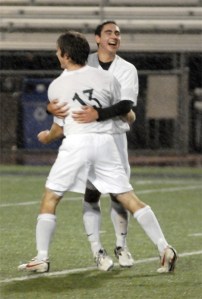 Overlake seniors Sky Tweedie-Yates (No. 13