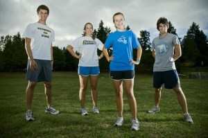Redmond High cross country team captains