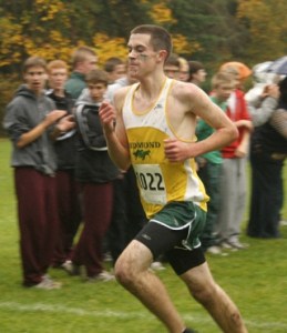 Redmond junior Mack Young pulled off a surprise win at last Saturday’s bi-district meet