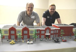 The Bear Creek School invited Dan Parker (left)