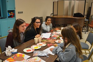 Members of Redmond Youth Partnership Advisory Committee (RYPAC) hosted a craft day at Open Kitchen on Nov. 26.