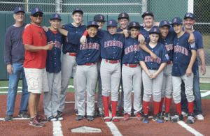 Redmond West Junior Red Sox: Front row