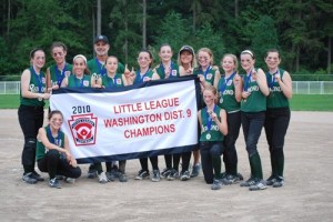 The Redmond Majors All-Star softball team won the Washington Dist. 9 Championship earlier this month