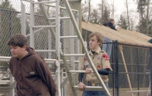 Soon-to-be Eagle Scout Noah Wylie