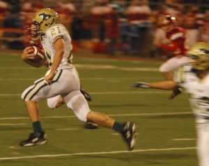 Redmond High senior running back Cole Hardwick rushed for a team-high 104 yards in a 21-7 loss to Newport last Friday. The Mustangs