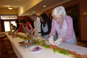 From far left to right