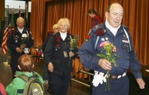 At Rosa Parks Elementary School Tuesday