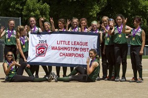 Redmond's Little League All-Stars: Back row