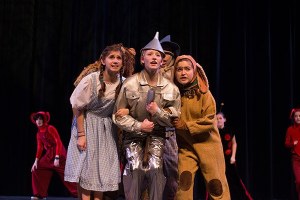 Students from Evergreen Middle School performed 'Wizard of Oz' last weekend at Redmond High School's Performing Arts Center.