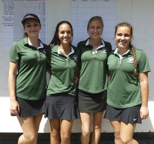 Redmond High girls who qualified for the 4A state golf tournament