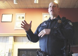 Redmond Police Officer Jeff Swanson said the most common violations he writes tickets for are talking on the cell phone while driving and not wearing a seatbelt.