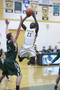 Overlake's LT Cosmos earned 1A Emerald City League boys basketball MVP honors and Charlie Friend joined his teammate on the first team. The Owls’ Justin Prohn was named coach of the year.