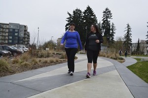 Angie Bryant (right) and her student