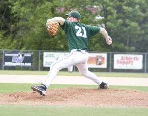 Redmond ace Zach Abbruzza stifled the Bothell Cougars in the 4A Kingco semifinals on Monday night