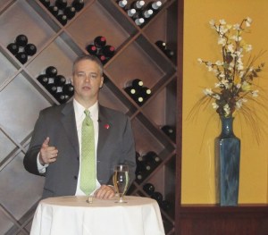 State Rep. Ross Hunter discussed the state budget at Wednesday’s Greater Redmond Chamber of Commerce luncheon. “We were able to come out with a budget that was thoughtful