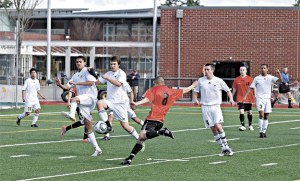 Mustang players in white