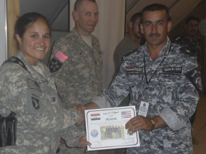 Ranjini Danaraj (left) is a Redmond native and currently a military police officer for the U.S. Army. The Redmond High School graduate joined the military to pay for college but decided to continue her career after her required eight years of service.