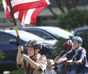 Redmond Boy Scouts participate in last year’s Derby Days Kids Parade.