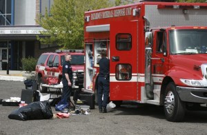 The Eastside Hazardous Materials Response Unit found nothing suspicious or hazardous after the B building at the Together Center was evacuated due to a gas-like odor coming from the Healthpoint clinic. Bill Christianson