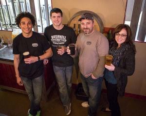 The Redmond brew crew: From left