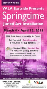 VALA Eastside's Springtime Juried Art Installation will be on display through April 12. There will be a free artist reception on Friday from 6-8 p.m.
